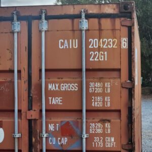 20ft Shipping Container Orange – CAIU2042326