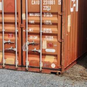 20ft Shipping Container Orange - CAIU2318815