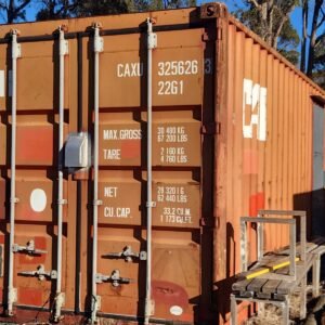 20ft Shipping Container Orange - CAXU3256263